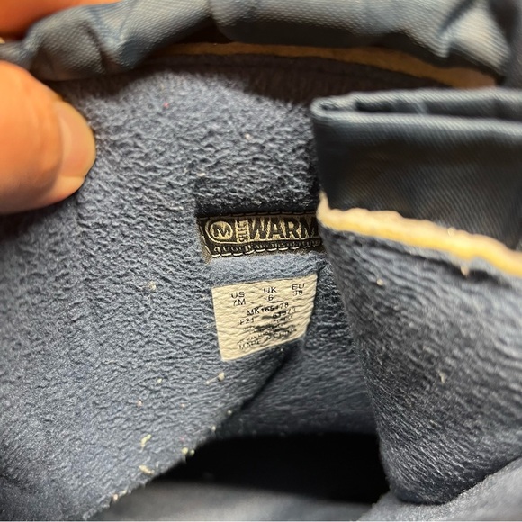 Merrell Snow Quest Lite Boots Womens 7 Blue Snow SelectDry ThermoLite MK165178 - Picture 5 of 9